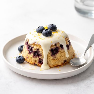Image of Blueberry Pudding with Hard Sauce