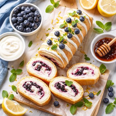 Image of Whole30 Blueberry Roll