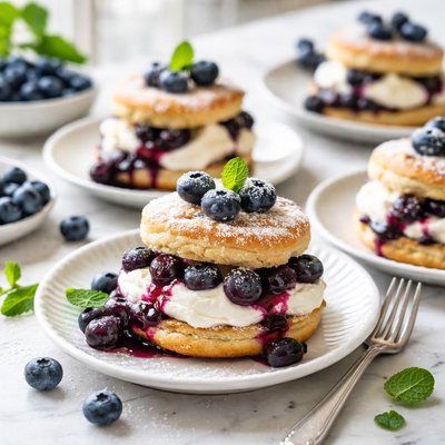 Image of Blueberry Shortcakes
