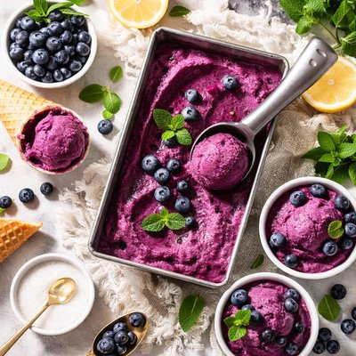 Image of Blueberry Sorbet