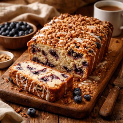 Image of Blueberry Sour Cream Coffee Cake