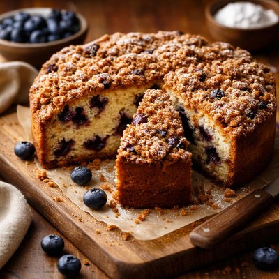 Image of Blueberry Sour Cream Coffeecake