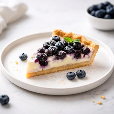 Image of Blueberry Sour Cream Pie