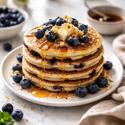 Image of Blueberry Spelt Pancakes