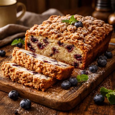 Image of Blueberry Streusel Coffee Cake