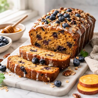 Image of Blueberry Sweet Potato Bread