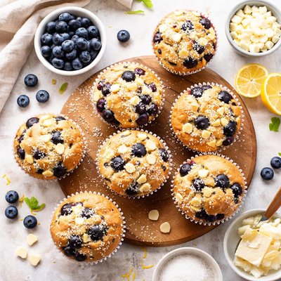 Image of Blueberry White Chip Muffins