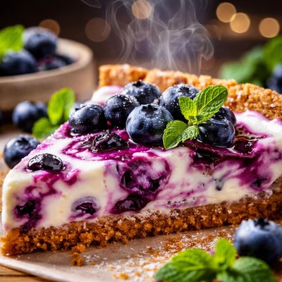 Image of Blueberry Yogurt Pie