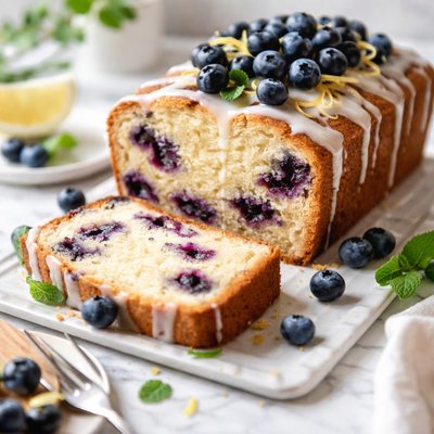 Image of Blueberry Yogurt Pound Cake