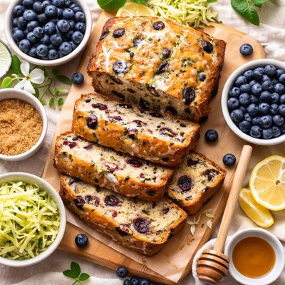 Image of Blueberry Zucchini Bread