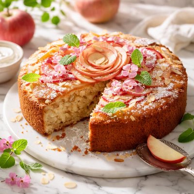 Image of Blushing Apple Cake