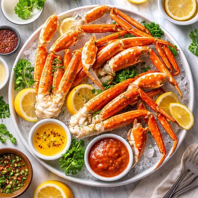 Image of Boiled Alaskan Snow Crab