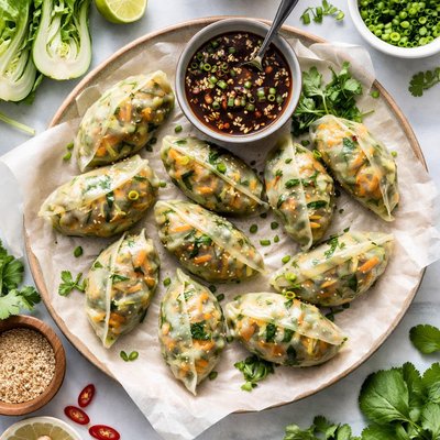 Image of Bok Choy Dumplings
