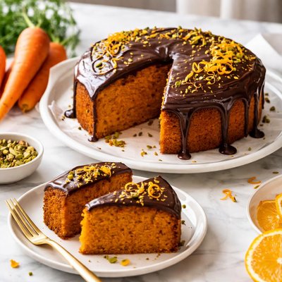 Image of Vegan Bolo de Cenoura (Brazilian Carrot Cake)