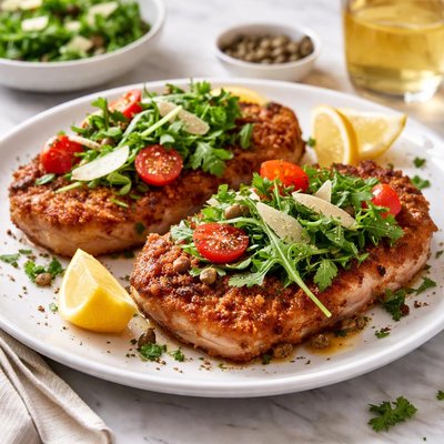 Image of Boneless Pork Chops Milanese
