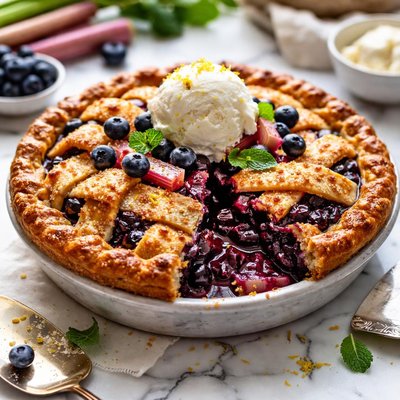 Image of Bonnie Blue Barb Pie