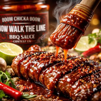Image of Boom Chicka Boom Now Walk the Line Bbq Sauce Contest En