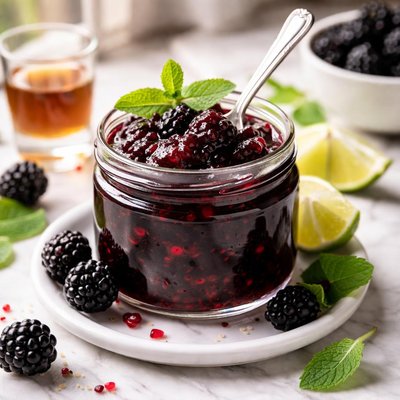 Image of Boozy Blackberry Sauce