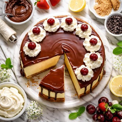 Image of Boston Cream Cheesecake