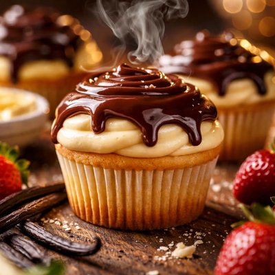 Image of Boston Cream Cupcakes