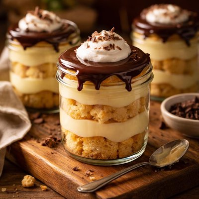 Image of Boston Cream Pie in a Glass