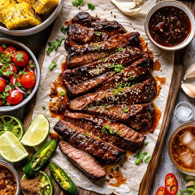 Image of Bourbon Beef Grill or Broil