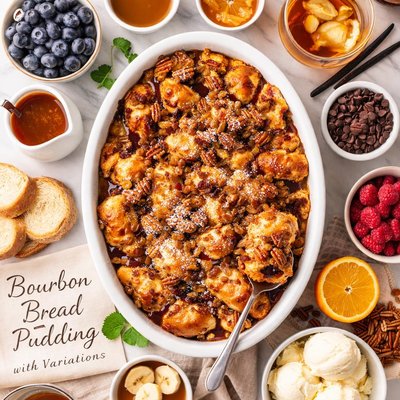 Image of Bourbon Bread Pudding with Variations