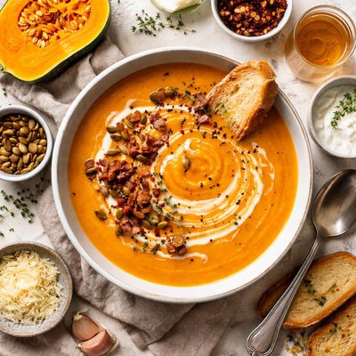 Image of Bourbon Butternut Squash Soup