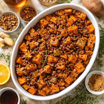 Image of Bourbon Gingered Sweet Potatoes