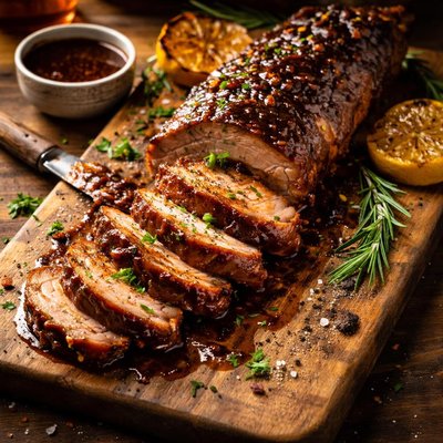 Image of Bourbon Glazed Cajun Tenderloin