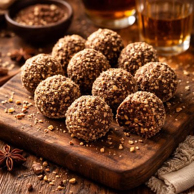 Image of Bourbon or Rum Balls