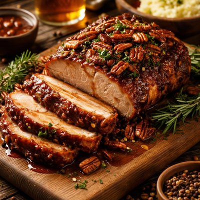 Image of Bourbon Pecan Pork Roast