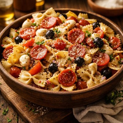 Image of Bow Tie Pepperoni Pasta Salad