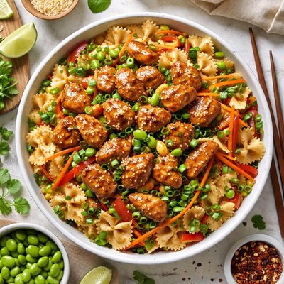 Image of Bow Ties with Asian Chicken