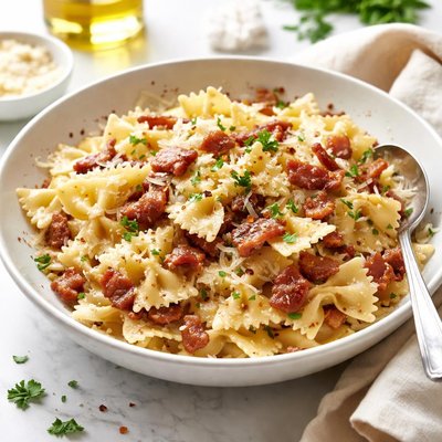 Image of Bow Ties with Bacon