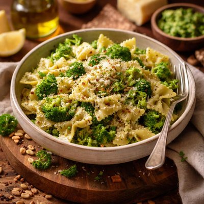 Image of Bow Ties with Broccoli Pesto