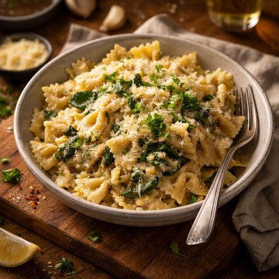 Image of Bow Ties with Creamy Artichoke Sauce