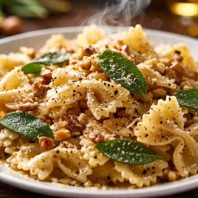 Image of Bow Ties with Walnuts Butter Sage