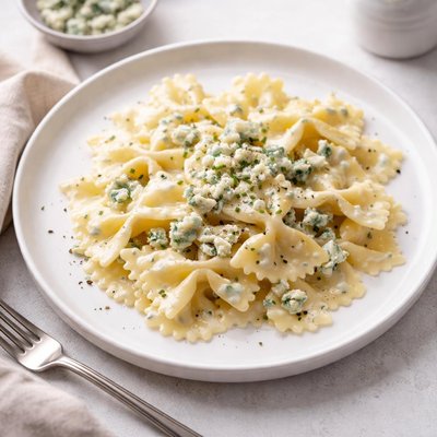 Image of Bow Ties with Warm Blue Cheese Sauce