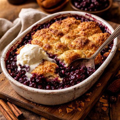 Image of Boysenberry Cobbler