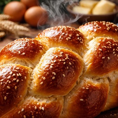Image of Braided Egg Bread