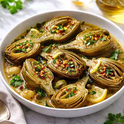 Image of Braised Artichokes