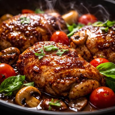 Image of Braised Balsamic Chicken