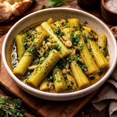 Image of Braised Celery with Herbs