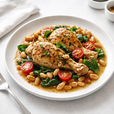 Image of Braised Chicken Beans Healthy and Low Fat