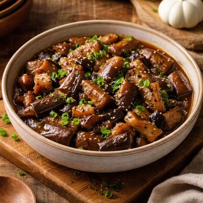 Image of Whole30 Braised Eggplant