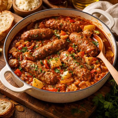 Image of Braised Italian Sausage Stew