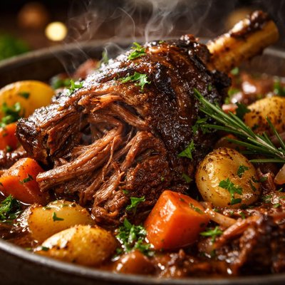 Image of Braised Lamb with Vegetables