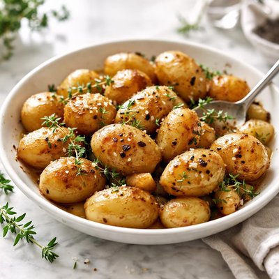 Image of Braised New Potatoes with Thyme