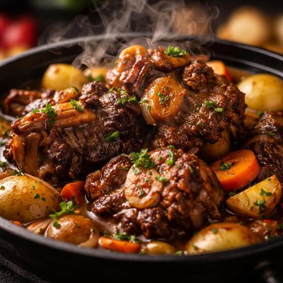 Image of Braised Oxtail Potjiekos